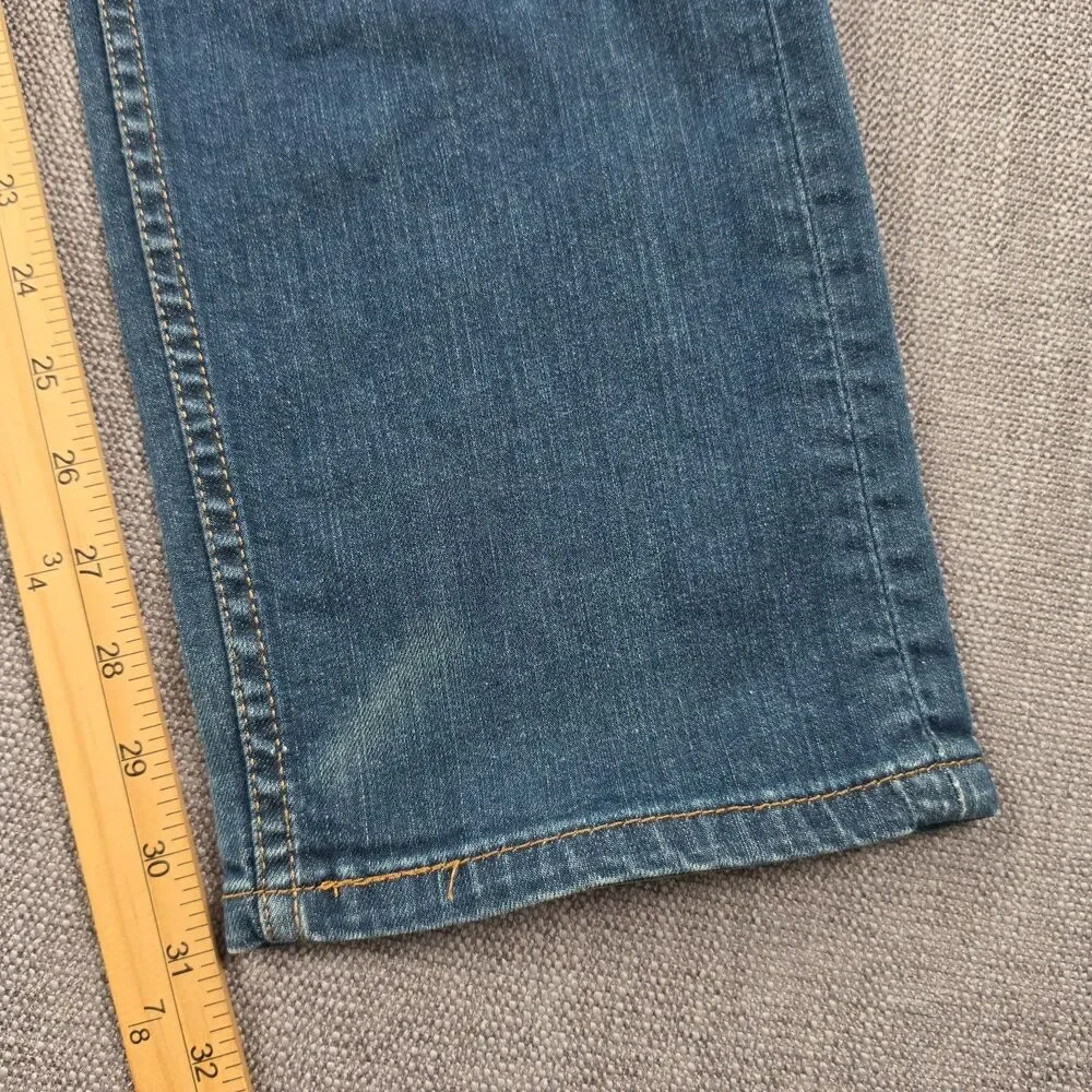 Levi’s 505 Mens Jeans 31x32 Regular Fit Straight Leg Medium Wash Blue Cowboy